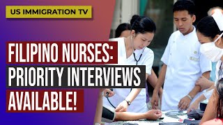 FILIPINO NURSES PRIORITY INTERVIEWS AVAILABLE [upl. by Koller514]