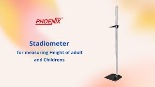 PHOENIX  Stadiometer  For measuring height of adult and children [upl. by Ulund838]