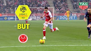 But Mathieu CAFARO 56  Stade de Reims  Paris SaintGermain 31 REIMSPARIS 201819 [upl. by Nafis48]