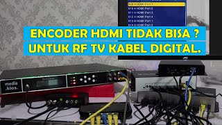 MODULASI ENCODER HDMI MENGGUNAKAN TRANSMODULATOR TV KABEL DIGITAL [upl. by Lesh]