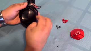 Installing Custom Shields on the VModa Crossfade M100 Headphones [upl. by Howey]