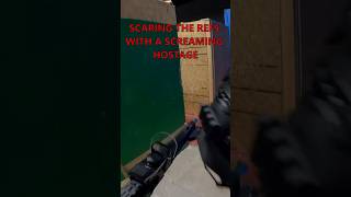 SCARING THE REFS WITH A SCREAMING HOSTAGE airsoft paintball xviroses [upl. by Retsev]