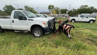 2014 Ford F250Boss Snow Plow  Lot 15500 [upl. by Yrolam]