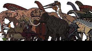 Size Comparison Prehistoric Animalsrandom Animated finale 2 of 5 [upl. by Clougher]