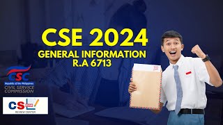 RA 6713  Civil Service Exam Reviewer 2024 CSE [upl. by Arraeit]