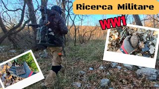 Metal detecting WW1 🪖⚠️ Ritrovamenti tra trincee e caverne💥 metaldetector metaldetecting ww1 [upl. by Tuorah]