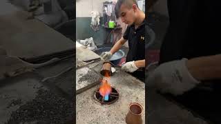 How to tin a Turkish copper coffee pot [upl. by Nnaeitak]