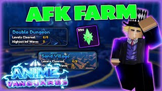 How to AFK Farm LEGEND STAGES in Anime Vanguards [upl. by Demetra741]