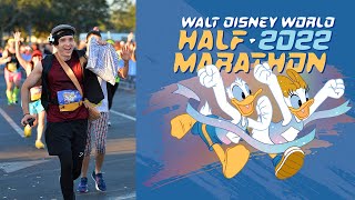 Walt Disney World Half Marathon 2022  runDisney [upl. by Adroj]