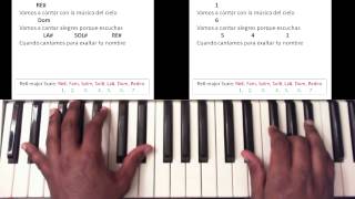 Vamos A Cantar  En Espiritu y En Verdad Piano Tutorial [upl. by Dasi]