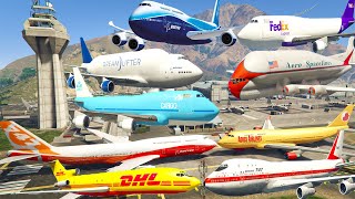 GTA V Every Boeing Airplanes Military Airport Best Extreme Longer Crash and Fail Compilation [upl. by Ikciv]