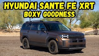 Boxy H Goodness in the Hyundai Sante Fe Review [upl. by Cirderf]