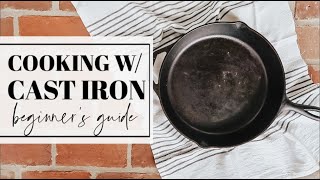 HOW TO SEASON  USE A CAST IRON SKILLET  NonStick Cast Iron Tips  Becca Bristow [upl. by Kassey443]