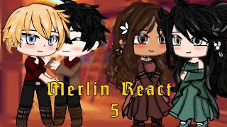 Merlin React 5  Merthur  Morgwen MercelotMerganaMergwenMergwaineGwecelot  Gacha Life [upl. by Elyac]