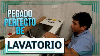 ¡Cómo instalar lavatorio en mesa de Mármol [upl. by Harlow136]