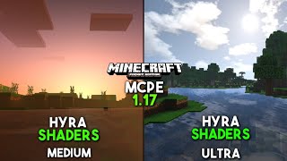 Hyra Shaders 40 Ultra  Medium MCPE 118 [upl. by Miarzim]