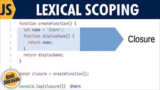 JS Part 2  Variables Lexical Scoping and Closures in JavaScript [upl. by Raviv]