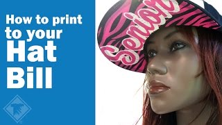 How to Heat Print to a Hat Bill [upl. by Buna]