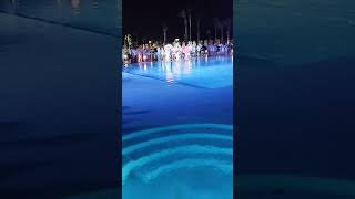 Hilton Skanes Monastir Beach Resort hotel poolparty party by imedevent bally aquatic [upl. by Haimirej]