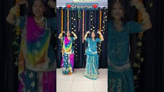 GHOOMAR  Rajasthani Song  Dance Steps  Swati Verma amp Deepika Dagar shorts ghoomar rajasthani [upl. by Mair]