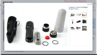 Compact Tactical Flashlight Review Evaluation of 6 Popular Manufactuers of Lights [upl. by Kappel]