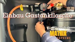 Gaskasten im Wohnmobil 🚐 Einbau einer Gastankflasche und Umbau auf DuoControll System [upl. by Alliuqal]