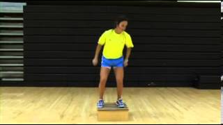 Plyometrics Phase 2 ACL Exercise Rotational Jumps [upl. by Hcurab]