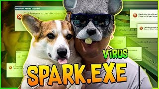 VÍRUS INICIA JUNTO COM WINDOWS  SPARKEXE  RATÃO VIRAL 💀 [upl. by Nosa]