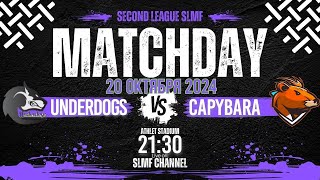 Underdogs  Capybara Second League SLMF 2425 [upl. by Areic58]