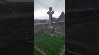 Rock of cashel cemetery and view of cashel Town tipperary spooky castle ireland [upl. by Florin]