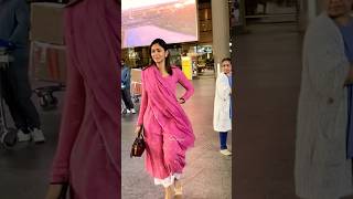 Mrunal Thakur Latest Beautiful Looks  Airport  Mrunal Thakur Latest Video [upl. by Yllatan]