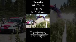 Toyota GR Yaris Rally1 in Finland shorts [upl. by Tlevesoor828]