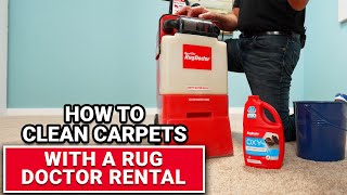 How To Clean Carpet With A Rug Doctor Rental  Ace Hardware [upl. by Yadnil]