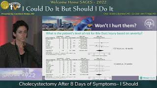 Cholecystectomy After 8 Days of Symptoms– I Should [upl. by Charmion]