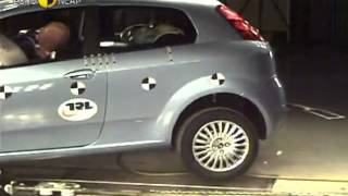 Euro NCAP  Fiat Grande Punto  2005  Crash test [upl. by Giliane]