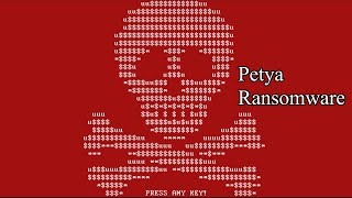 TrojanRansomPetya Petya 20 2016 Ransomware flashing lights warning [upl. by Aratahc]