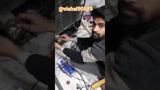 fridge mein gas chargingr600gas charge singal door fridge gas charge viral shortsviral reel [upl. by Ottie]