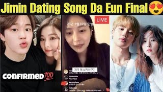 Jimin amp Song Daeun Confirm Dating 😍  Jimin Girlfriend Song Daeun [upl. by Malynda911]