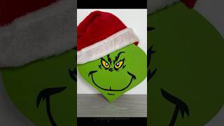 Dollar Tree Grinch DIY 💚 christmas merrychristmas xmas grinch dollartreecrafts [upl. by Nealy850]