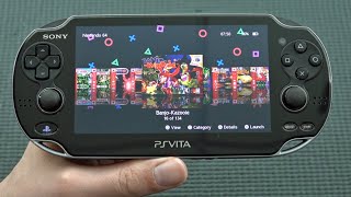 Extreme Modded PS Vita OLED The Ultimate Retro Emulation Machine 🎮🙌 [upl. by Rimidalb364]