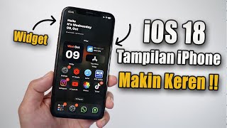 Tips Ubah Tampilan Home Screen iPhone di iOS 18 Pakai Widget ini‼️ [upl. by Pulchia]