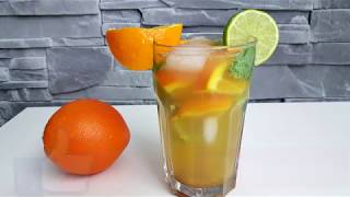 Orange Mojito ALKOHOLFREIER COCKTAIL  Rezept [upl. by Nicholas]