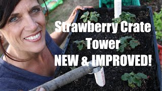 How to Build a Strawberry Crate Tower NEW AND IMPROVED [upl. by Culhert]