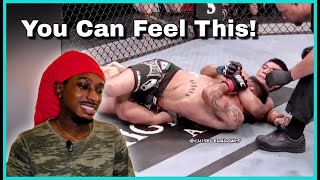 I Couldnt Do This 🤣 Devastating Submissions In MMA  Chiseled Adonis Try Not To Laugh [upl. by Nylecyoj703]