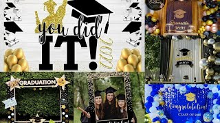 Graduation party decor ideas  20 easy diy graduation party decoration  Party backdrops ideas 2023 [upl. by Kayla583]