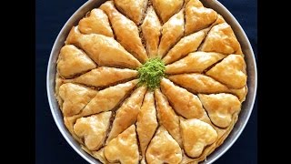 El Açması Kalpli Baklava YapımıBera Tatlidunyasi [upl. by Knapp]