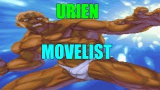 Street Fighter III 2nd Impact  Urien Move List [upl. by Eillehs373]