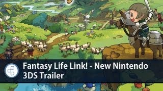 Fantasy Life Link  New Nintendo 3DS Trailer [upl. by Fairman]