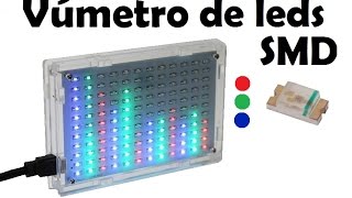 Como hacer un vúmetro con leds SMD [upl. by Staal]