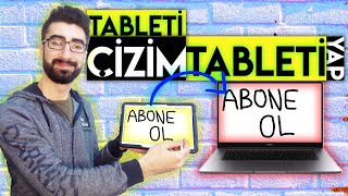 Tableti Çizim Tableti Olarak Kullanma  VirtualTablet [upl. by Nerrat]